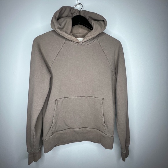 Everlane Other - Everlane Hoodie Women’s XS Brown Pullover Sweatshirt Terry Organic Cotton